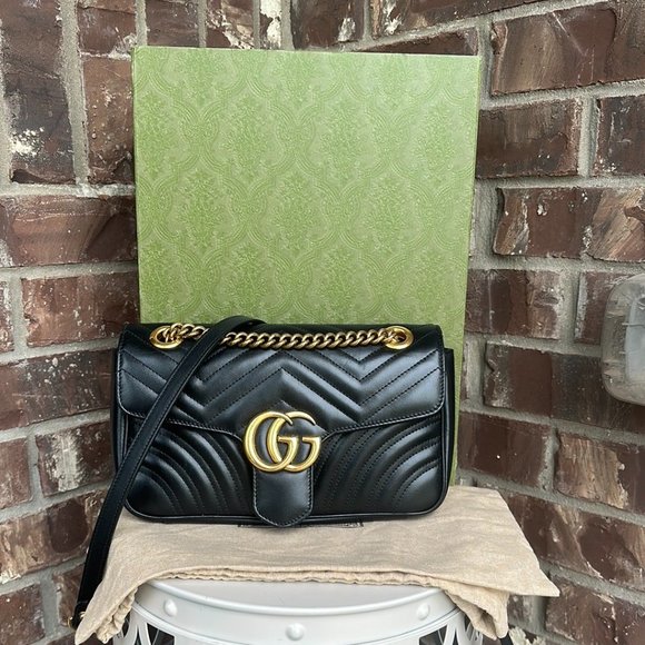 Gucci Handbags - SOLD GUCCI Small GG Marmont Matelassé Shoulder Bag